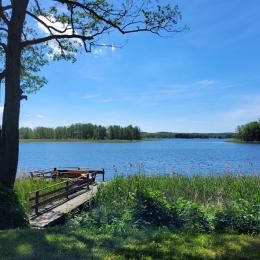 Blick auf einen See in Ermland-Masuren