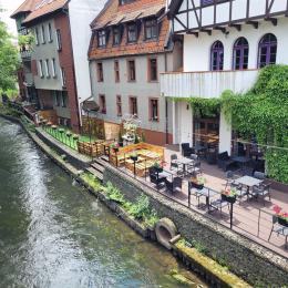 Blick auf die Alle in Allenstein (Olsztyn)