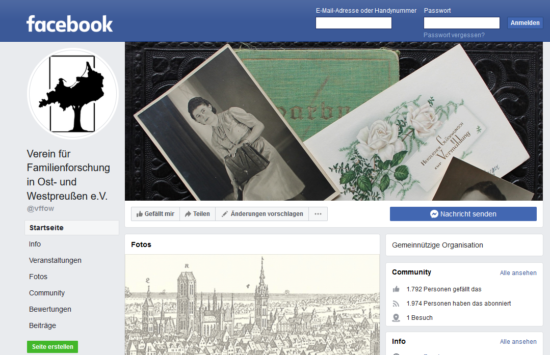 VFFOW e.V. auf facebook