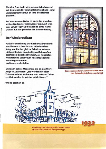 Prospektseite 5 "10 Jahre Salzburger Kirche"