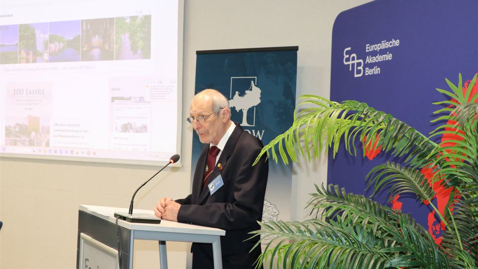 Eröffnung der Festveranstaltung durch Dieter Kleiber